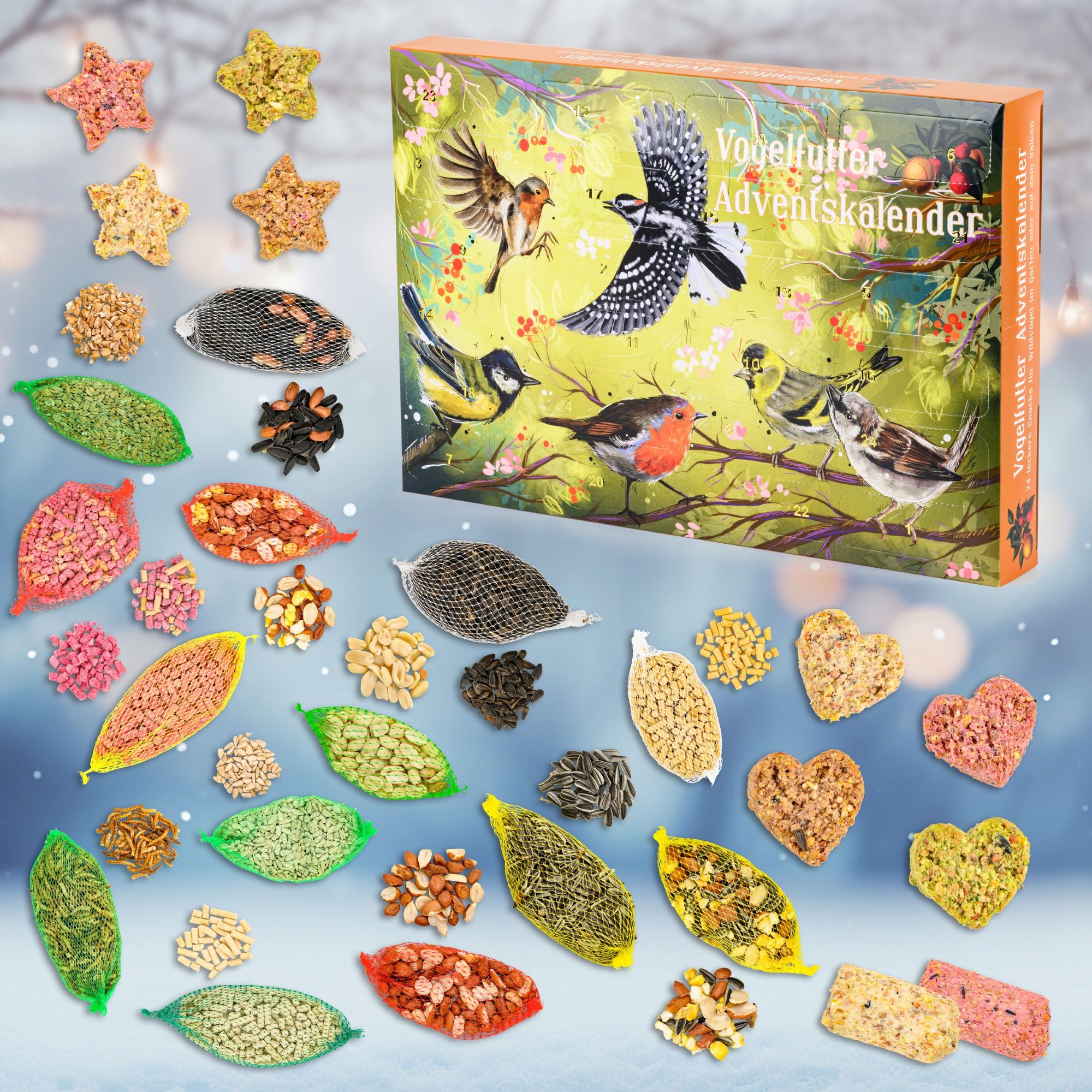 Vogelfutter Adventskalender