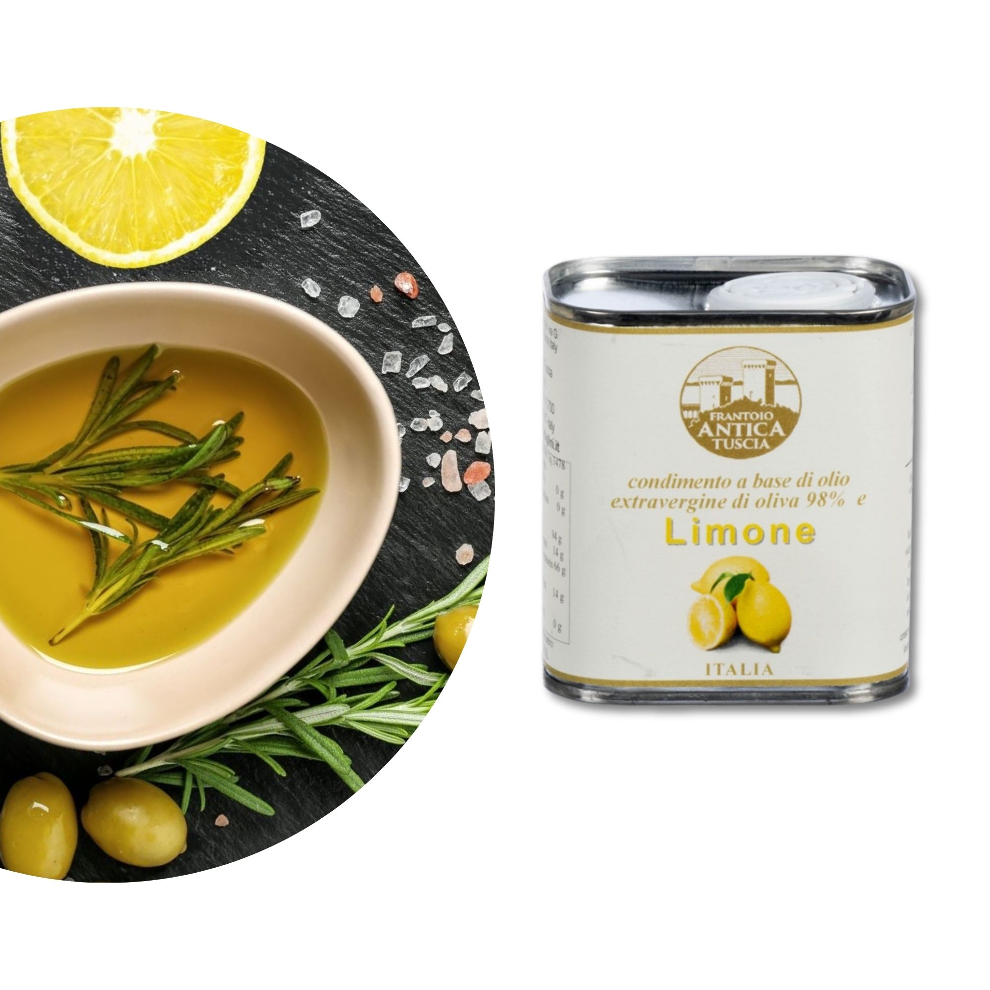 Olivenöl aromatisiert - Olio al Limone - Zitronenöl - 150ml
