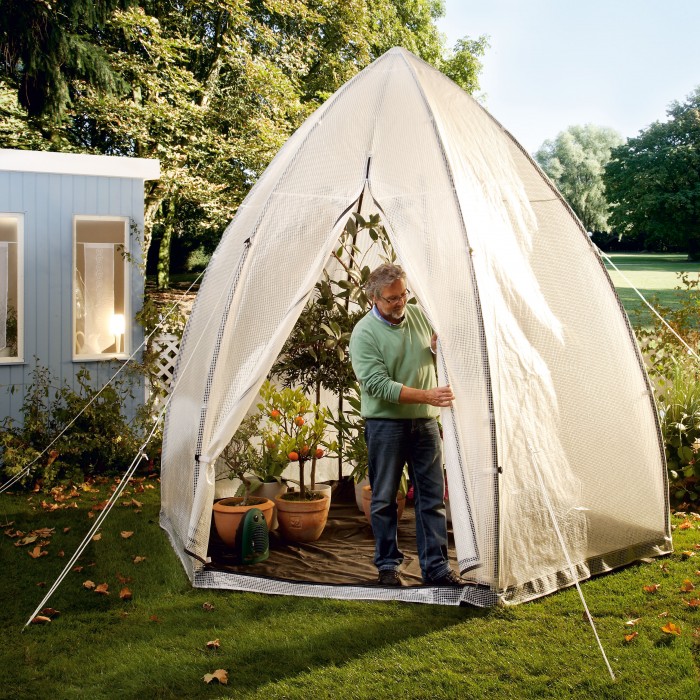 Überwinterungszelt Pyramide [Molto Grande] - Ø 340 x H 280 cm