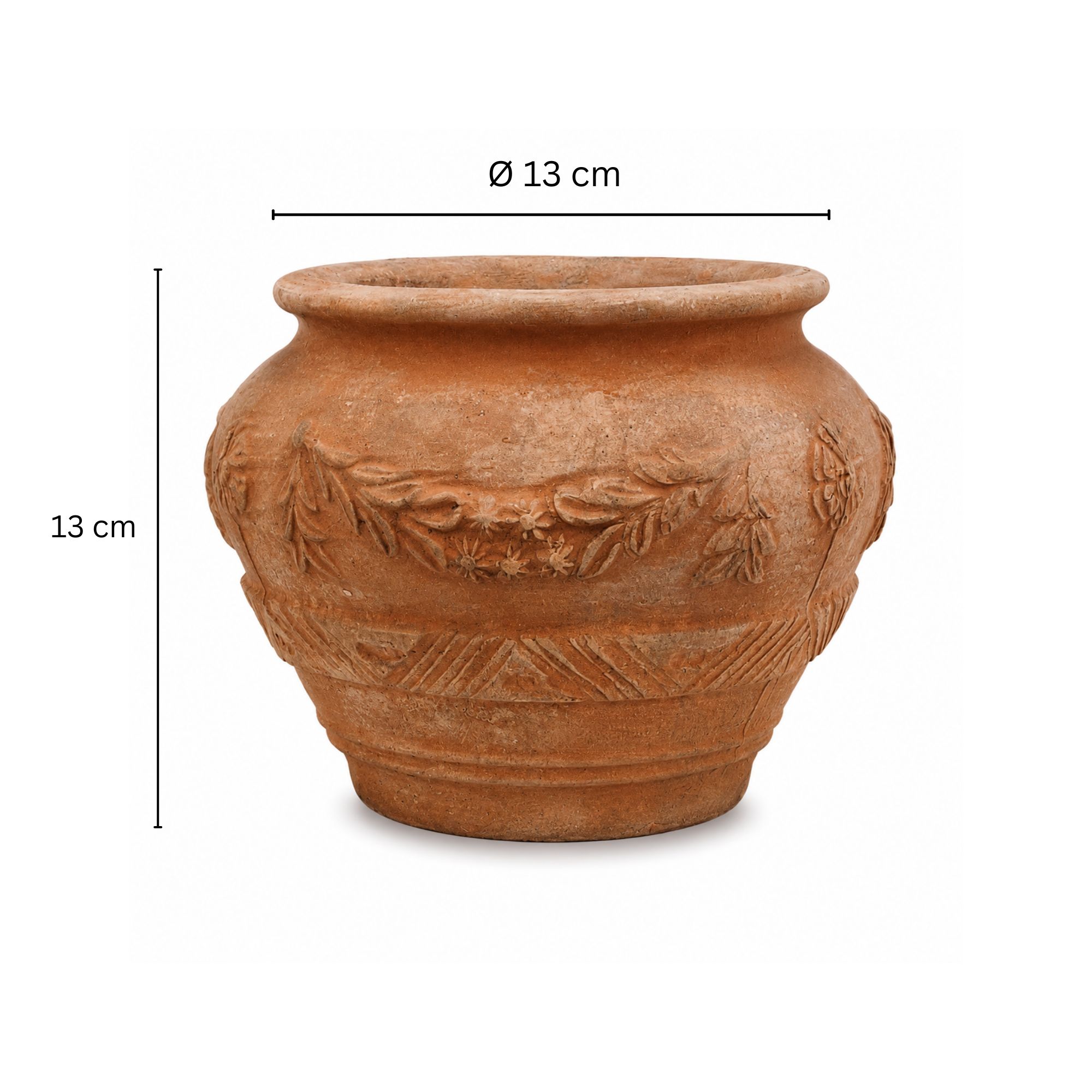 Olivenbaum Bonsai [Piccolino] in Terracotta-Topf "Etrusco Bombato"