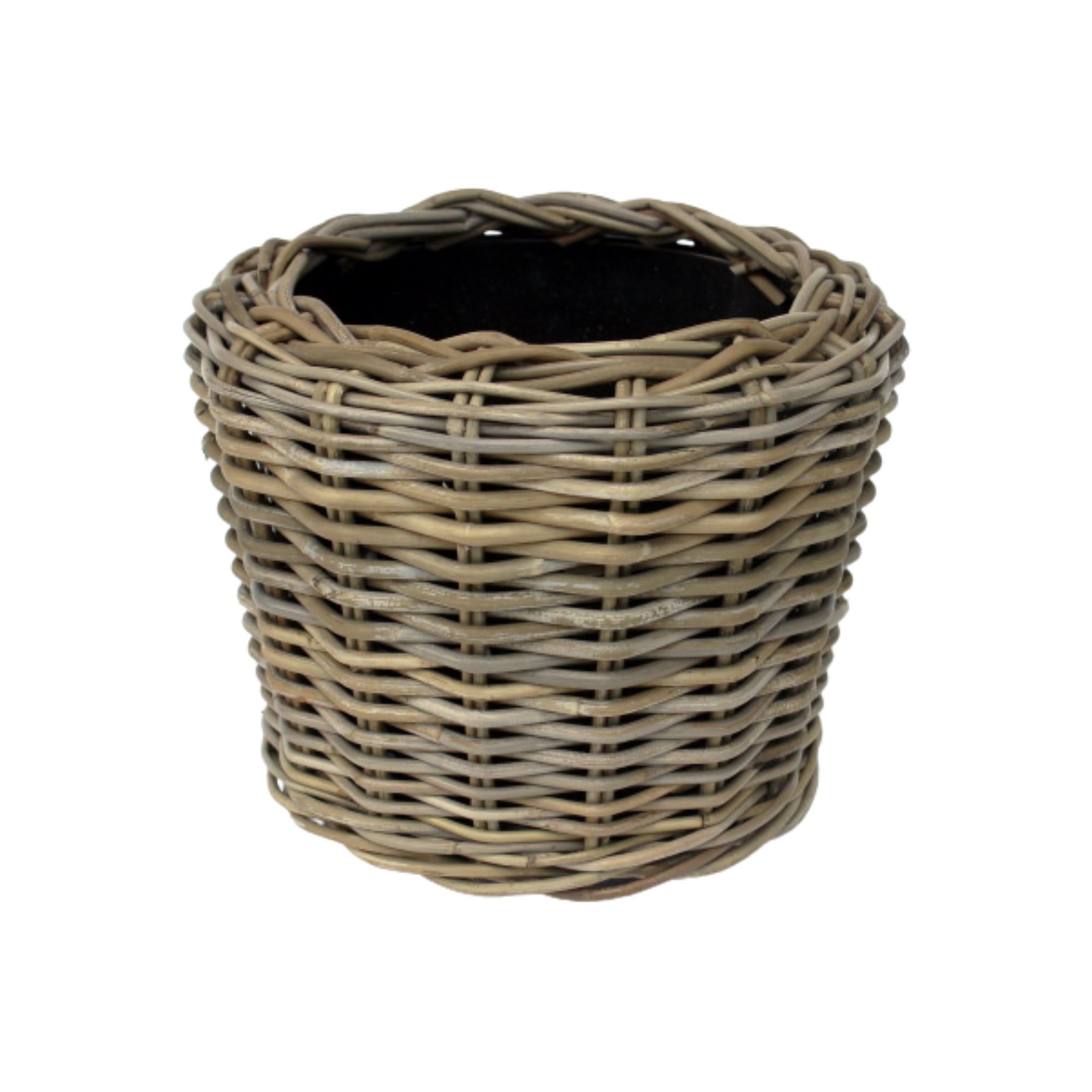 Pflanztopf Drypot aus Rattan [Grande] - Grau