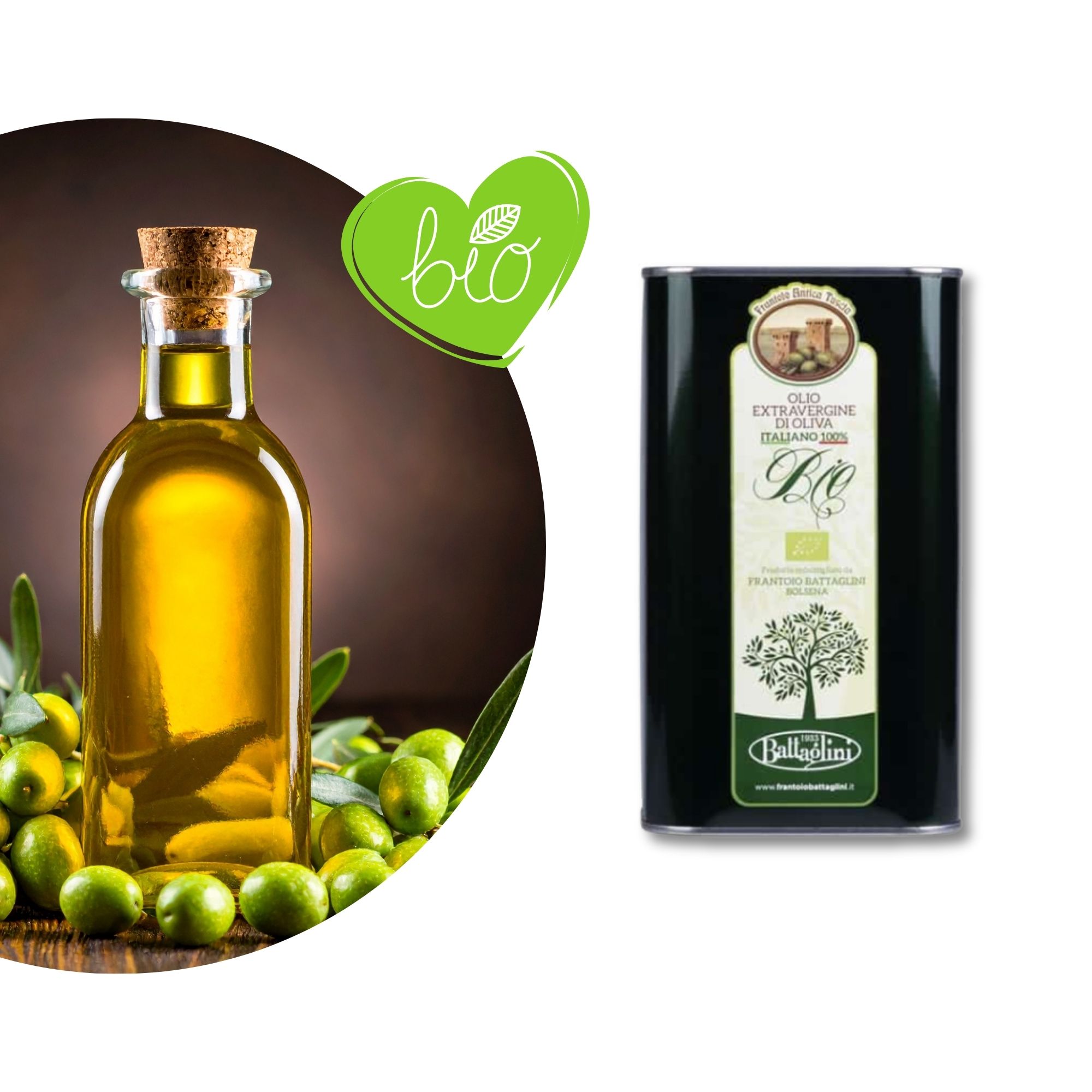 Olivenöl BIO - Olio Extra Vergine di Oliva BIOLOGICO