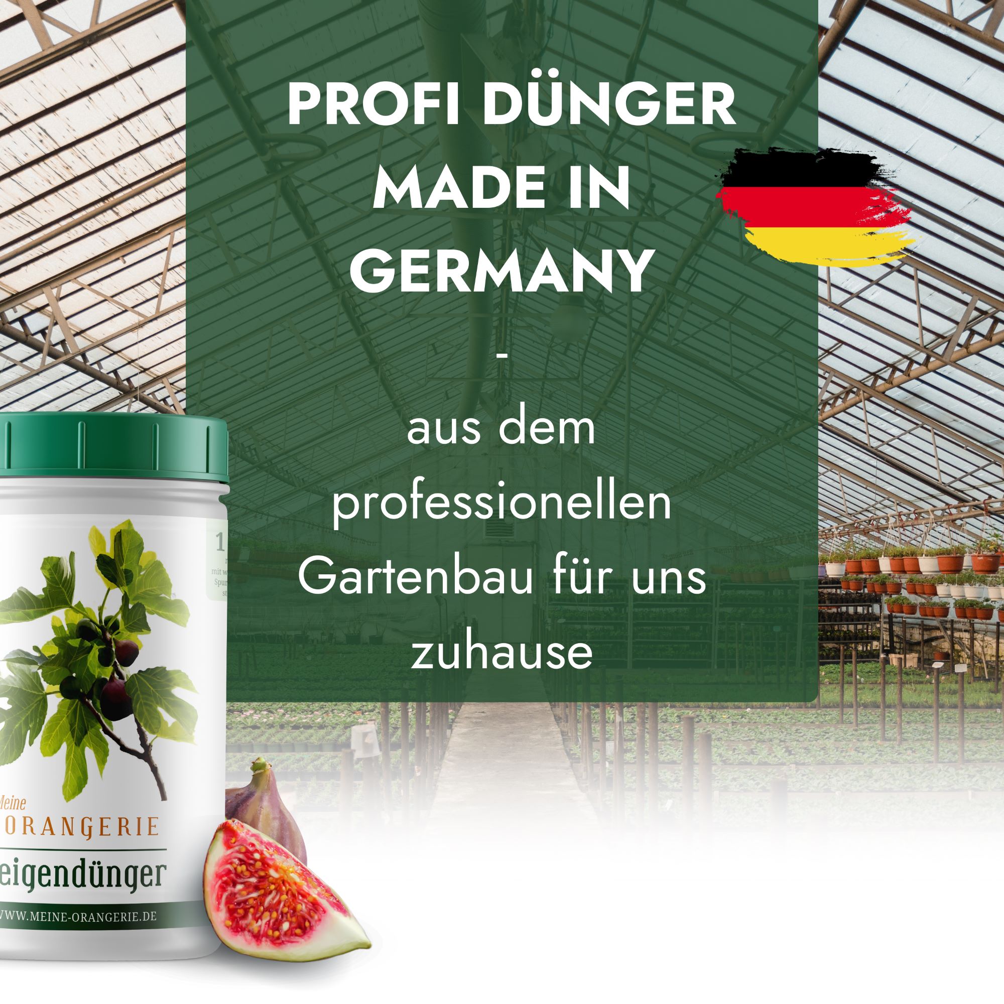 Meine Orangerie Feigendünger [1kg] - Premium Pflanzendünger für Feigenbäume