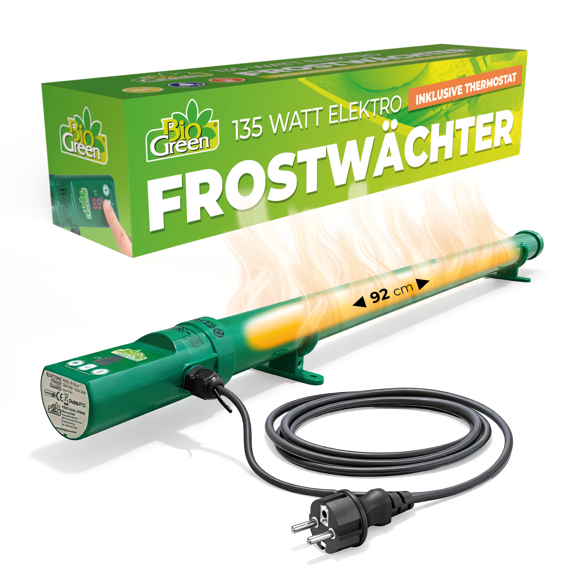 Frostwächter für Überwinterungszelt 135 Watt inkl. Digitalthermostat